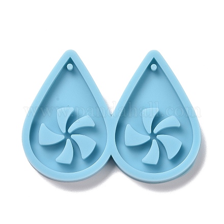 DIY Teardrop with Windmill Pendants Silicone Molds DIY-D060-30-1