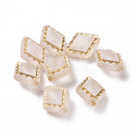 Chapado de perlas de acrílico transparente OACR-P013-30E-1