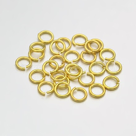Latón anillos del salto abierto KK-E647-17G-4mm-1