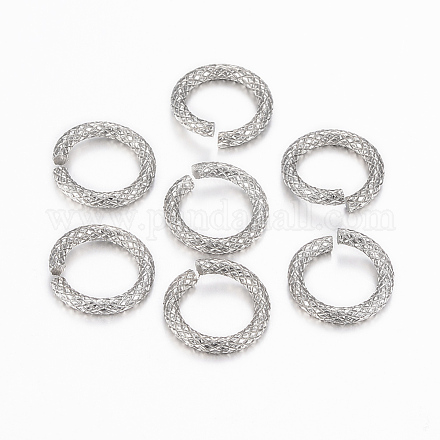 304 Stainless Steel Open Jump Rings STAS-K155-A-12P-1