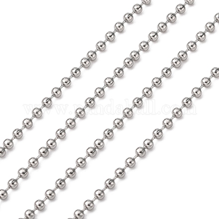 304 Stainless Steel Ball Chains CHS-A002B-2.4mm-1