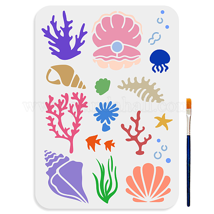 1 шт. трафареты для рисования домашних животных DIY-MA0004-35B-1