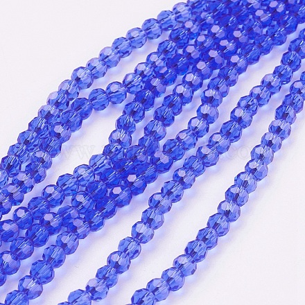 Glass Beads Strands EGLA-J042-4mm-02-1