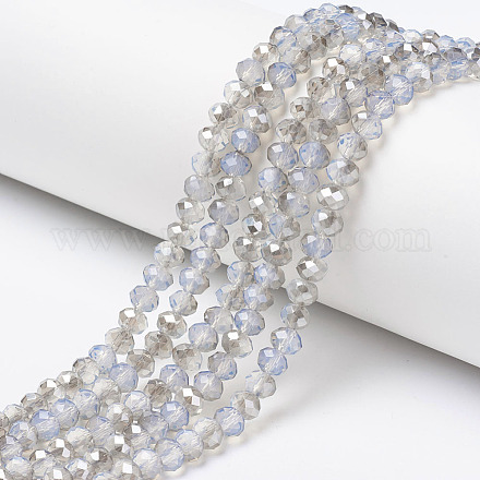 Chapelets de perles en verre électroplaqué EGLA-A034-J10mm-E02-1