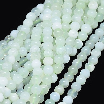 Natürlichen grünen Opal Perlen Stränge G-O180-07-5mm-1