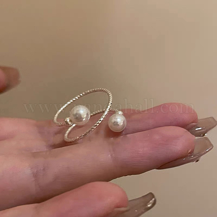 Кольца-манжеты из сплава с круглыми бусинами из пластика и жемчуга для женщин FS-WGFAAAF-01-1