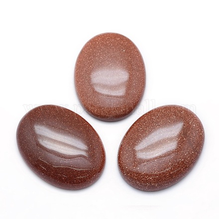 Synthetic Goldstone Cabochons G-P393-I03-1