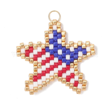 Стеклянные подвески из бисера PALLOY-MZ01256-1