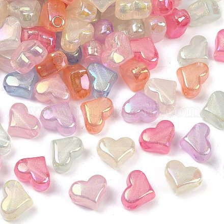 Прозрачного акрилового Европейский бисером X-MACR-L007-15-1