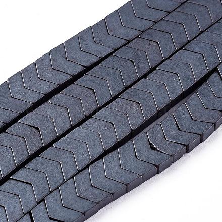 Non-magnetic Synthetic Hematite Beads Strands G-F396-03B-1