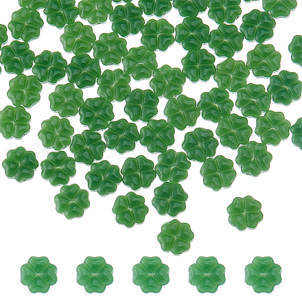 100pcs nachgemachte Jadeglasperlen&nbsp;GLAA-HS0001-10A-1