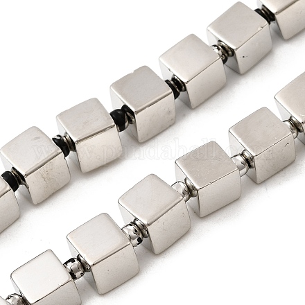 Стеклянные бусины с гальваническим покрытием  EGLA-F166-03A-P-1