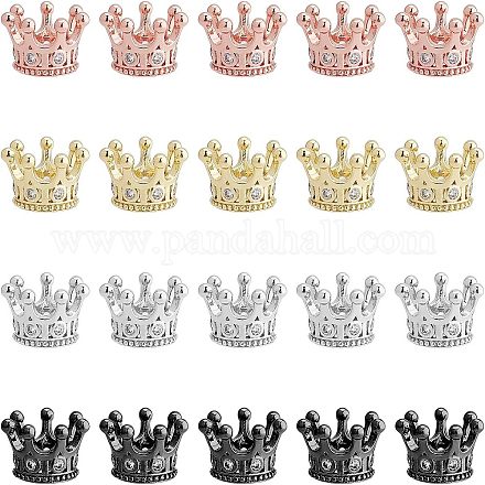 Латунные микро проложить класса AAA кубического циркония бусы ZIRC-NB0001-48-1