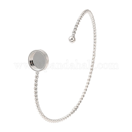 Creazione di braccialetti ad anello intrecciati in ottone FIND-P035-09P-1