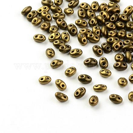 Perlas de semillas de 2-hoyo X-GLAA-R159-601-1
