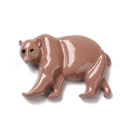 Кабошоны из непрозрачной смолы с изображением мультяшного племени RESI-M043-01C-1