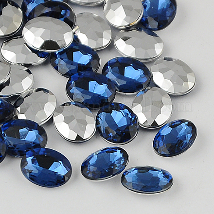 Cabochons de acrílico del Diamante de imitación de Taiwán ACRT-M004-21x30mm-17-1
