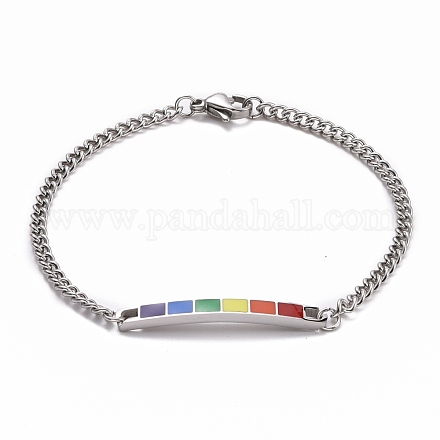 Regenbogen-Pride-Armband BJEW-F419-12A-P-1