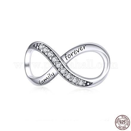 925 link in argento sterling HJEW-FF0012-07-1