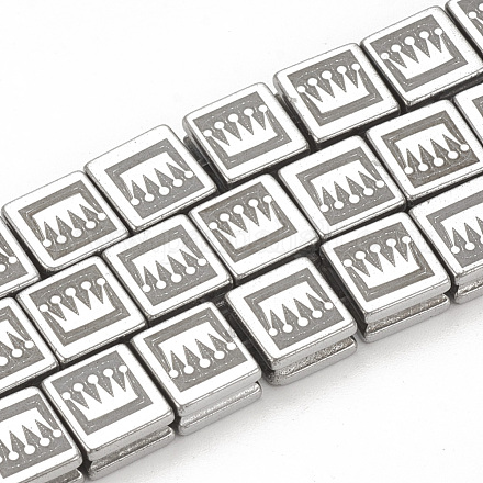 Electroplate Non-magnetic Synthetic Hematite Beads Strands G-T061-64B-05-1