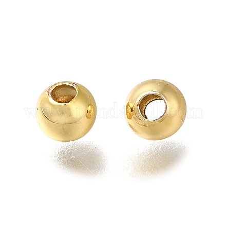 Стойки обшивки латунные бусины KK-K373-08A-G-1