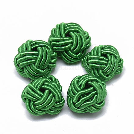 Polyester & Cotton Woven Beads WOVE-T004-08-1