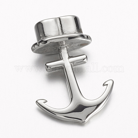 304 Stainless Steel Anchor Hook Clasps STAS-E133-091P-1
