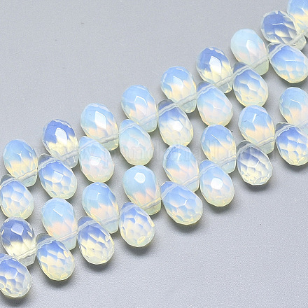 Chapelets de perles d'opalite G-S357-C02-15-1
