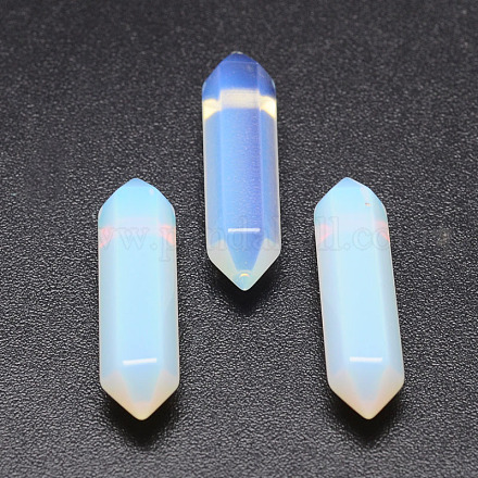 Perles d'opalite à facettes G-K001-30mm-01-1