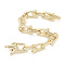 Brass Chain Extender, Cadmium Free & Nickel Free & Lead Free, Real 18K Gold Plated, 127mm