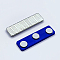 NdFeB Magnetic Work Card, Rectangle, Medium Blue, 45x13mm
