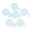 Opaque Acrylic Beads, Round, Light Blue, 16mm, Hole: 3mm, 210pcs/500g