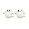 Helloween Resin Decoden Cabochons, Ghost, White, 22x26x7mm