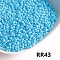 Opaque 8/0 Glass Seed Beads, Round, Light Sky Blue, 8/0, 3.5~4x3mm, about 300pcs/10g