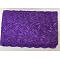Lace Trim, Polyester Ribbon for Jewelry Making, Purple, 5-7/8 inch(150mm)