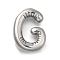 304 Stainless Steel Pendants, Letter Charm, Anti-Tarnish, Letter G, 20.5x15x5mm, Hole: 3.4x2mm