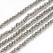 Transparent Glass Beads Strands, Faceted, Round, Gray, 2mm, Hole: 0.5mm, about 158pcs/strand, 14 inch