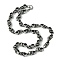 304 Stainless Steel Necklaces, Skull, Antique Silver, 21.65 inch(55cm)
