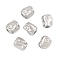Hammered 304 Stainless Steel Beads, Nuggets, Stainless Steel Color, 5.5x5x3.5mm, Hole: 1.8mm