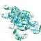 5Pcs Transparent Glass Beads, Top Drilled, Teardrop, Light Sea Green, 14x8mm, Hole: 1mm, about 5pcs/bag, 1bag/set