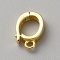 925 Sterling Silver Pendant Bails, Golden, 10.5x7.5x2.5mm, Hole: 1.2mm