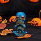 Moules en silicone de bougie de bricolage de thème d'halloween DIY-SZ0007-13-4