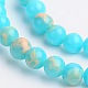 Synthetic Imperial Jasper Round Beads Strands G-M280-06-5mm-1