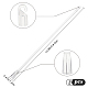 GORGECRAFT 2 Pieces 13 Inches Blind Wand Vertical Blinds Replacement Parts Clear Plastic Shutter Stick Tilt Rod with Hook and Handle Universal Window Treatments Opener Home Curtains Accessories AJEW-GF0004-53-2