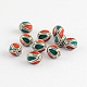 Oval Handmade Indonesia Beads IPDL-R411-07-1