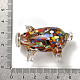 Ornamenti di animali 3d in vetro lavorato a mano LAMP-H064-01C-3
