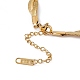 304 pulsera de cadena de cuerda torcida de acero inoxidable para hombres y mujeres BJEW-P284-02G-3