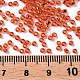 11/0 Grade A Round Transparent Glass Seed Beads X-SEED-Q007-F36-3