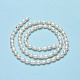 Brins de perles de culture d'eau douce naturelles PEAR-J006-10C-01-3