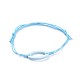 Adjustable Waxed Cotton Cord Bracelets BJEW-JB04293-2